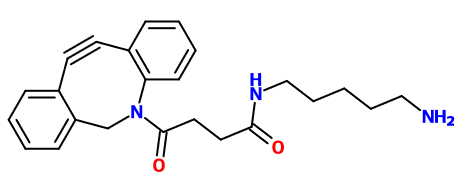 (image for) MC012962 N-(5-Aminopentyl)-4-{2-azatricyclo[10.4.0.0^{4,9}]hexadeca-1(12),4,6,8,13,15-hexaen-10-yn-2-yl}-4-oxobutanamide